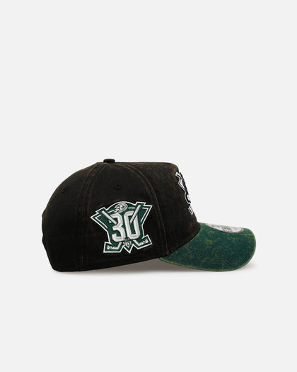 New Era Anaheim Ducks 'Washed Green 2.0' 9FORTY A-Frame Snapback Black/Green