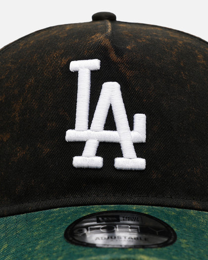 New Era Los Angeles Dodgers 'Washed Green 2.0' 9FORTY A-Frame Snapback Black/Green