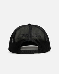 Loiter Airbrush Panther Trucker Snapback Cap Black