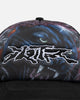Loiter Airbrush Panther Trucker Snapback Cap Black