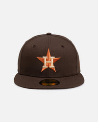 New Era Houston Astros 'Walnut' 59FIFTY Fitted Dark Brown