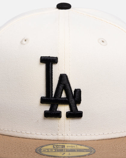New Era Los Angeles Dodgers 'Chrome Khaki' 59FIFTY Fitted White