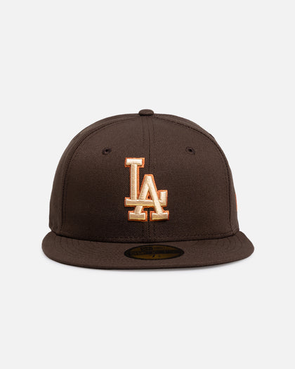 New Era Los Angeles Dodgers 'Walnut' 59FIFTY Fitted Dark Brown