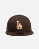 New Era Los Angeles Dodgers 'Walnut' 59FIFTY Fitted Dark Brown
