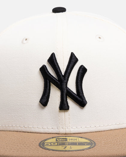 New Era New York Yankees 'Chrome Khaki' 59FIFTY Fitted White
