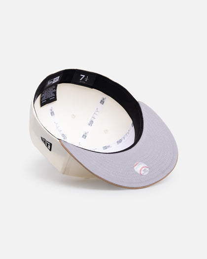 New Era New York Yankees 'Chrome Khaki' 59FIFTY Fitted White