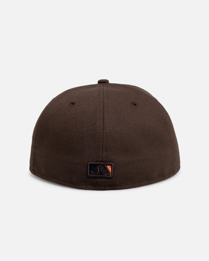 New Era Pittsburgh Pirates 'Walnut' 59FIFTY Fitted Dark Brown