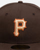 New Era Pittsburgh Pirates 'Walnut' 59FIFTY Fitted Dark Brown