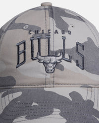 Mitchell & Ness Chicago Bulls 'Snow Camo' Dad Fit Strapback Snow Camo