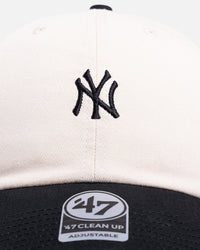 47 Brand New York Yankees 'Two Tone' 47 Clean Up Strapback White/Black