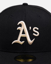 New Era Oakland Athletics 'Wool' 59FIFTY Fitted Black