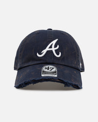 47 Brand Atlanta Braves 47 Clean Up Strapback OTC