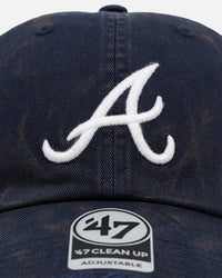 47 Brand Atlanta Braves 47 Clean Up Strapback OTC