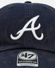 47 Brand Atlanta Braves 47 Clean Up Strapback OTC