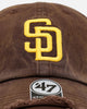 47 Brand San Diego Padres 47 Clean Up Strapback OTC