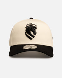 New Era Brisbane Broncos 'Chrome Black' 9FORTY A-Frame Snapback White/Black