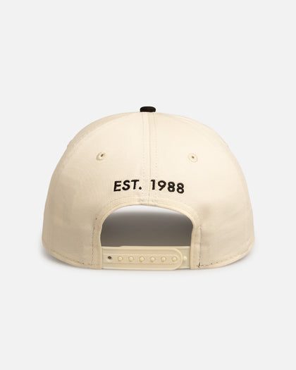 New Era Brisbane Broncos 'Chrome Black' 9FORTY A-Frame Snapback White/Black