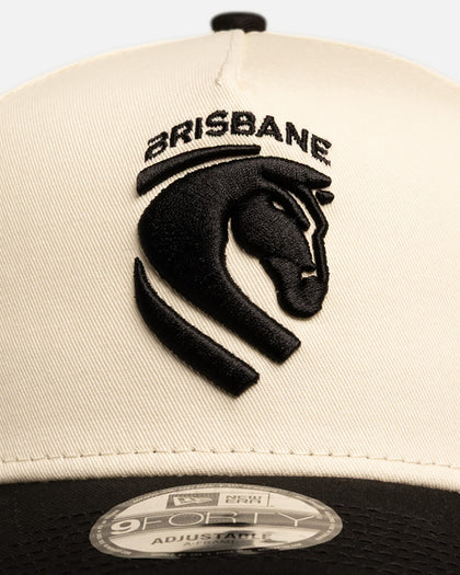 New Era Brisbane Broncos 'Chrome Black' 9FORTY A-Frame Snapback White/Black
