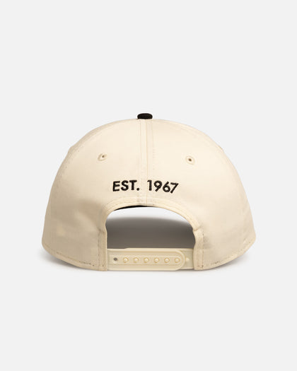 New Era Cronulla-Sutherland Sharks 'Chrome Black' 9FORTY A-Frame Snapback White/Black