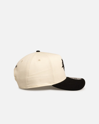 New Era Cronulla-Sutherland Sharks 'Chrome Black' 9FORTY A-Frame Snapback White/Black