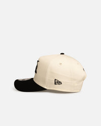 New Era Cronulla-Sutherland Sharks 'Chrome Black' 9FORTY A-Frame Snapback White/Black