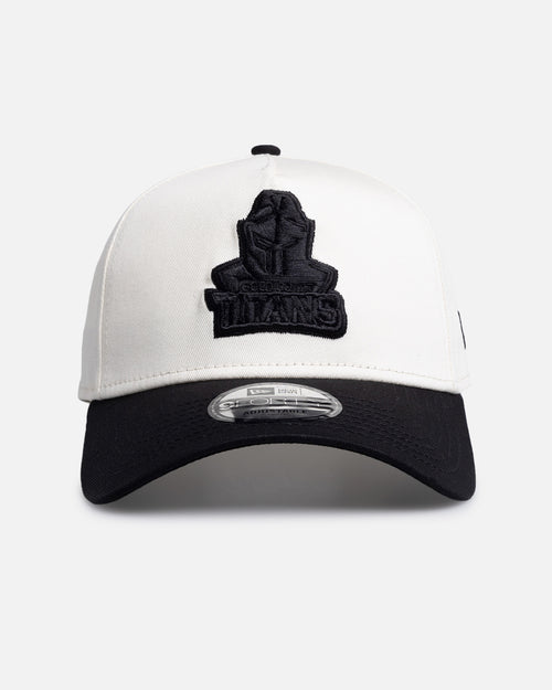 New Era Gold Coast Titans 'Chrome Black' 9FORTY A-Frame Snapback White/Black