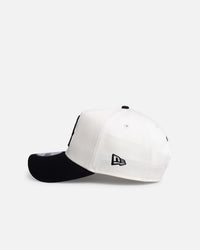 New Era Gold Coast Titans 'Chrome Black' 9FORTY A-Frame Snapback White/Black