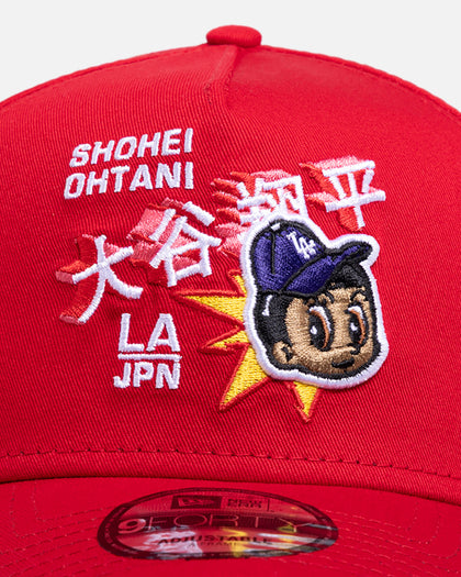 New Era Los Angeles Dodgers 'Ohtani' 9FORTY A-Frame Snapback Scarlet