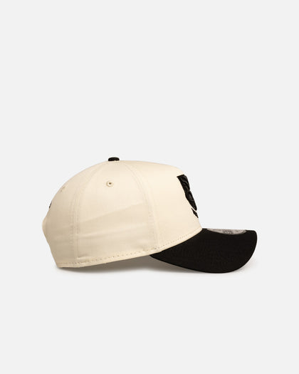 New Era New Zealand Warriors 'Chrome Black' 9FORTY A-Frame Snapback White/Black