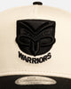 New Era New Zealand Warriors 'Chrome Black' 9FORTY A-Frame Snapback White/Black