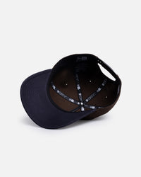 New Era Chicago White Sox 'Walnut Navy' 9FORTY A-Frame Unstructured Snapback Brown/Blue