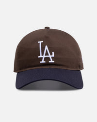 New Era Los Angeles Dodgers 'Walnut Navy' 9FORTY A-Frame Snapback Brown/Blue
