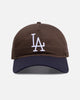 New Era Los Angeles Dodgers 'Walnut Navy' 9FORTY A-Frame Snapback Brown/Blue