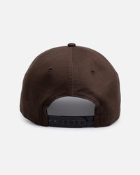 New Era Los Angeles Dodgers 'Walnut Navy' 9FORTY A-Frame Snapback Brown/Blue