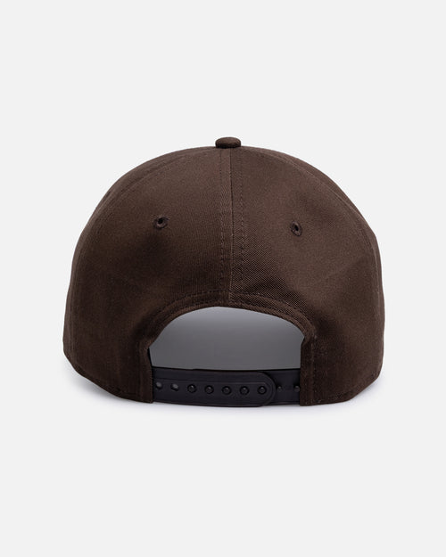 New Era Los Angeles Dodgers 'Walnut Navy' 9FORTY A-Frame Snapback Brown/Blue