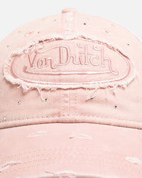Von Dutch Glitz Trucker Strapback Pink