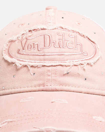 Von Dutch Glitz Trucker Strapback Pink