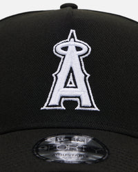 New Era Los Angeles Angels 'Black' 9FORTY A-Frame Snapback Black/White