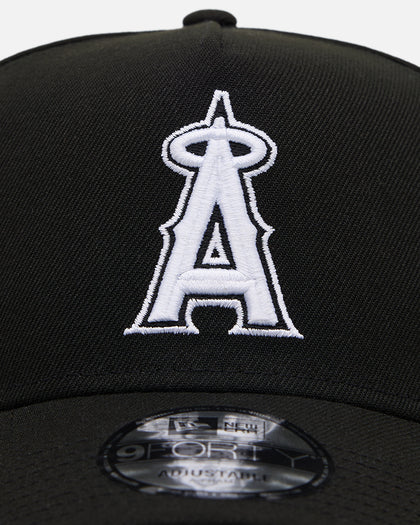New Era Los Angeles Angels 'Black' 9FORTY A-Frame Snapback Black/White