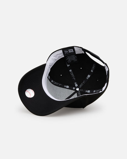New Era Boston Red Sox 'Black' 9FORTY A-Frame Snapback Black/White