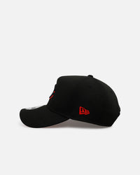 New Era Cincinnati Reds 'Easy Black And Scarlet' 9FORTY A-Frame Snapback Black/Scarlet