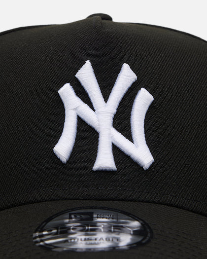New Era New York Yankees 'Black' 9FORTY A-Frame Snapback Black/White