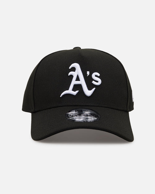 New Era Oakland Athletics 'Black' 9FORTY A-Frame Snapback Black/White