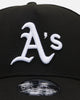 New Era Oakland Athletics 'Black' 9FORTY A-Frame Snapback Black/White