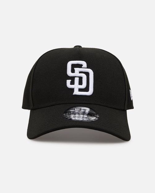 New Era San Diego Padres 'Black' 9FORTY A-Frame Snapback Black/White
