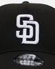 New Era San Diego Padres 'Black' 9FORTY A-Frame Snapback Black/White