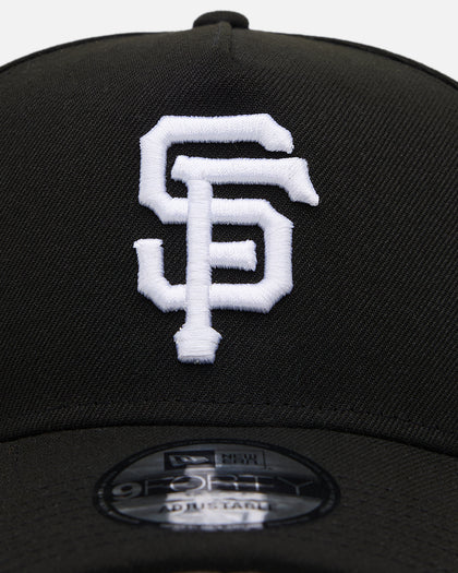 New Era San Francisco Giants 'Black' 9FORTY A-Frame Snapback Black/White