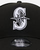 New Era Seattle Mariners 'Black' 9FORTY A-Frame Snapback Black/White