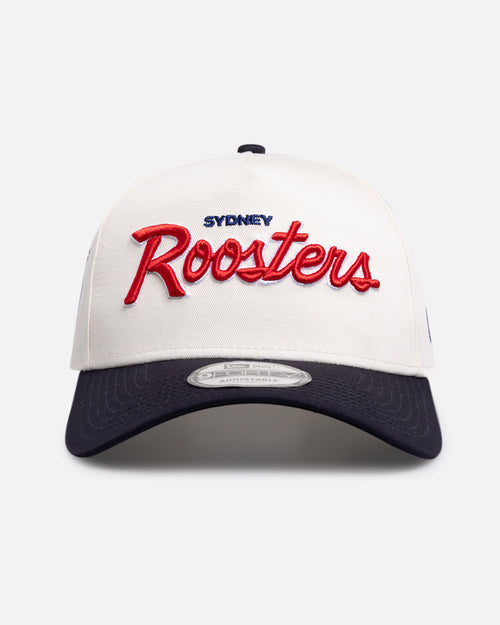 New Era Sydney Roosters 'Chrome Script' 9FORTY A-Frame Snapback Official Team Colour