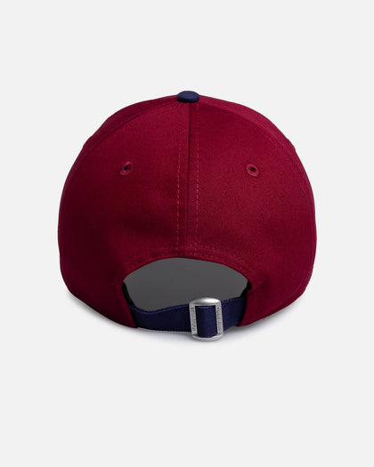 New Era FC Barcelona 'Contrast' 9FORTY Strapback Dark Red